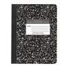 Roaring Spring Paper Products Composition Book, 5x5 Graph, 80 Sheets, 9.75in. x 7.5in., Black Marble, 6PK 77227